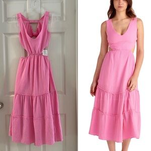 Peixoto Pink Mariah Dress